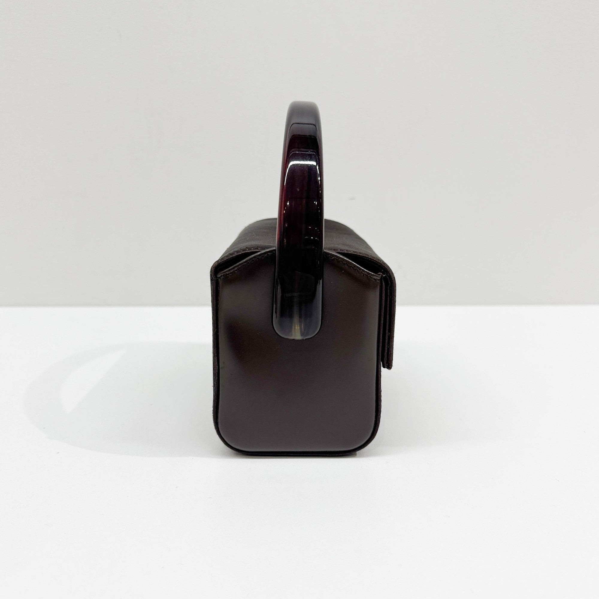 Brown Satin Hand Bag