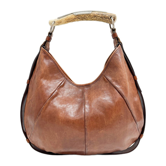 Mombasa Brown Leather Shoulder Bag