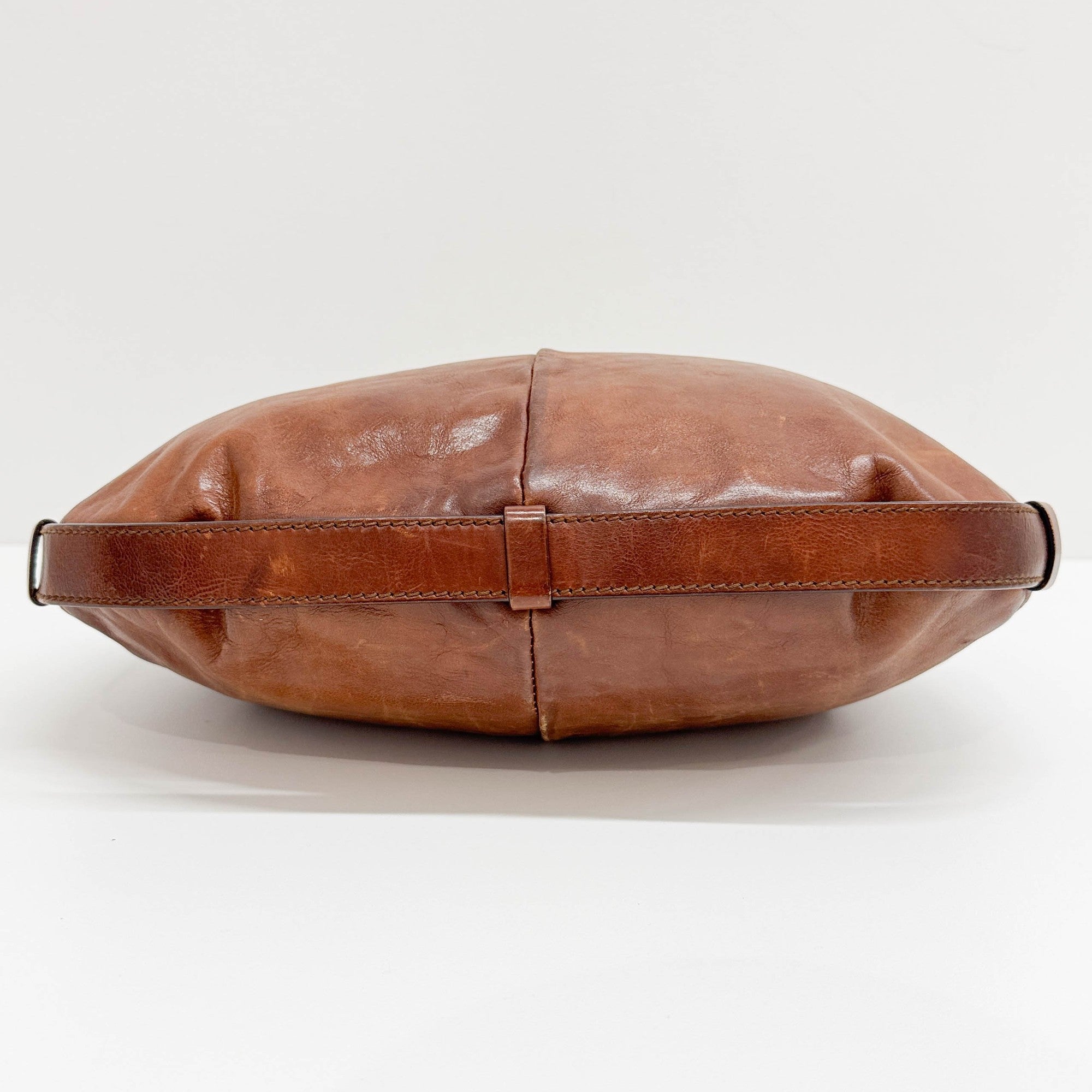 Mombasa Brown Leather Shoulder Bag