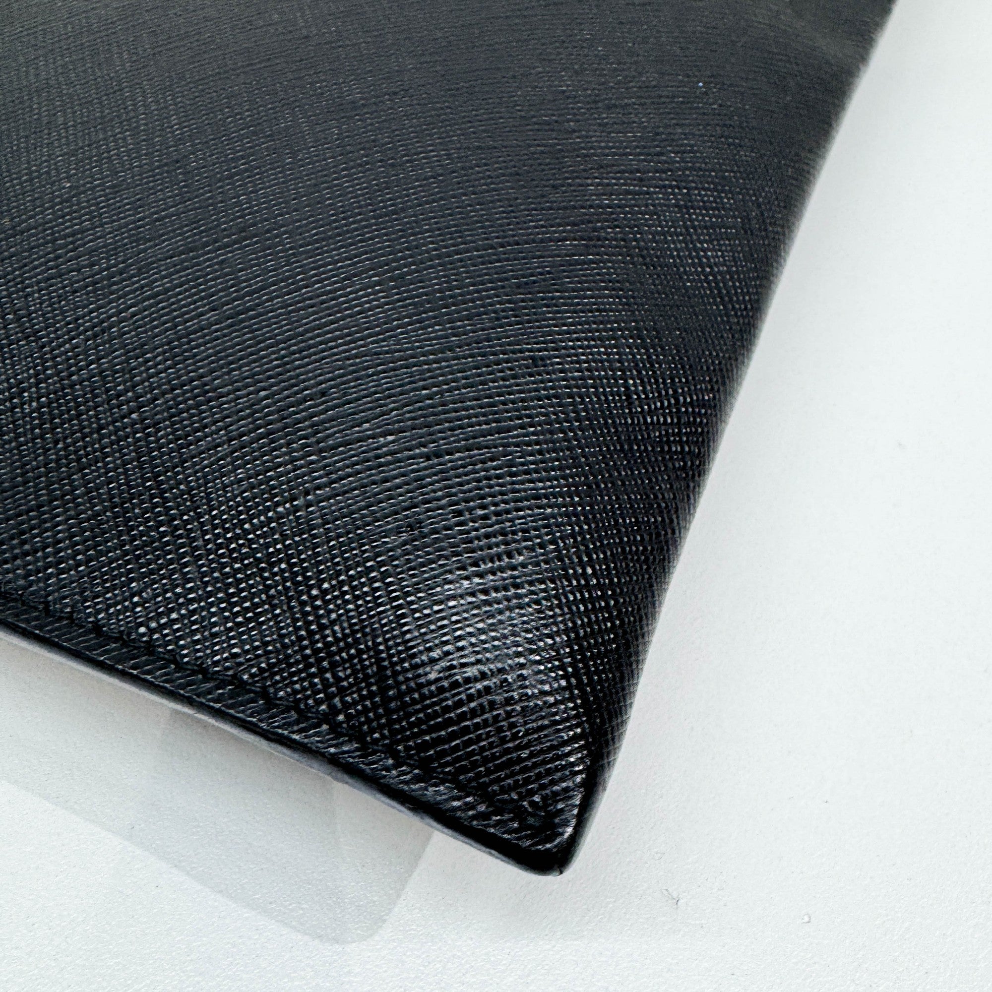 Black Leather Cluch Bag