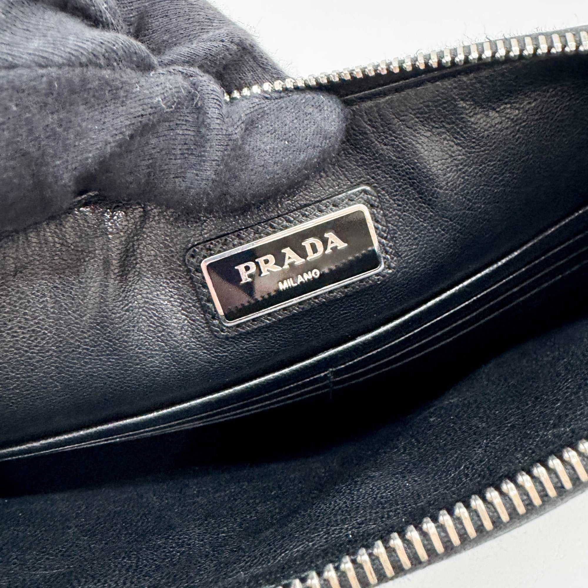 Black Leather Cluch Bag