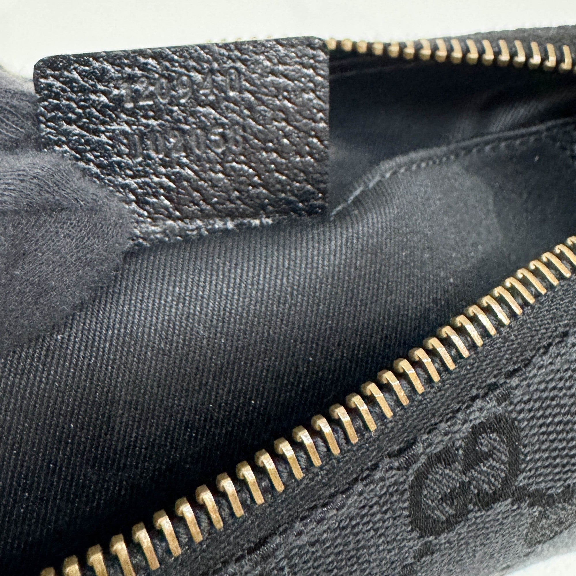 Nailhead Black GG Canvas Pouch Bag
