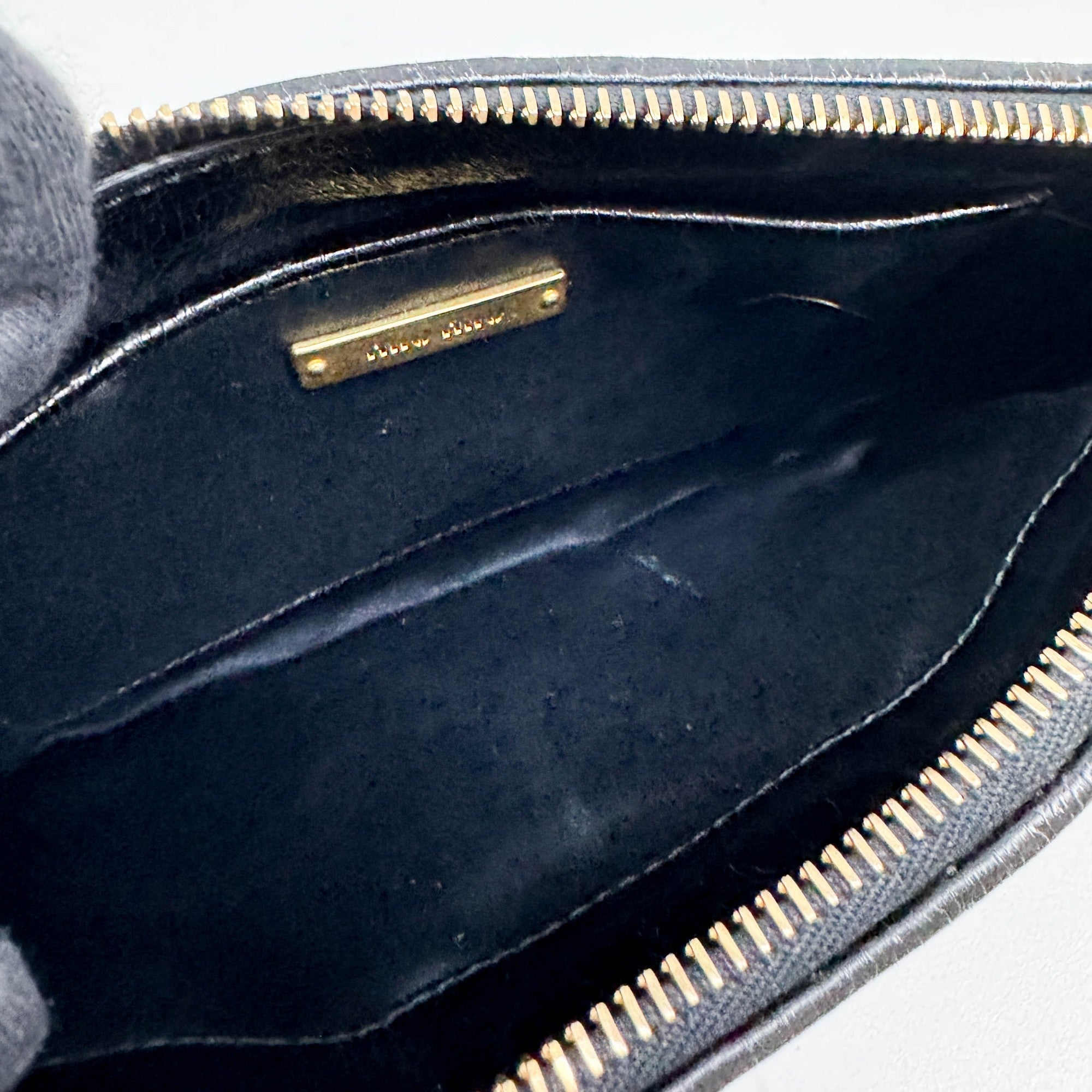 Black Leather Clutch Bag