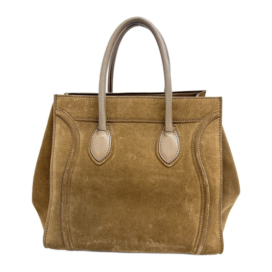 Luggage Phantom Olive Green Suede Hand Bag