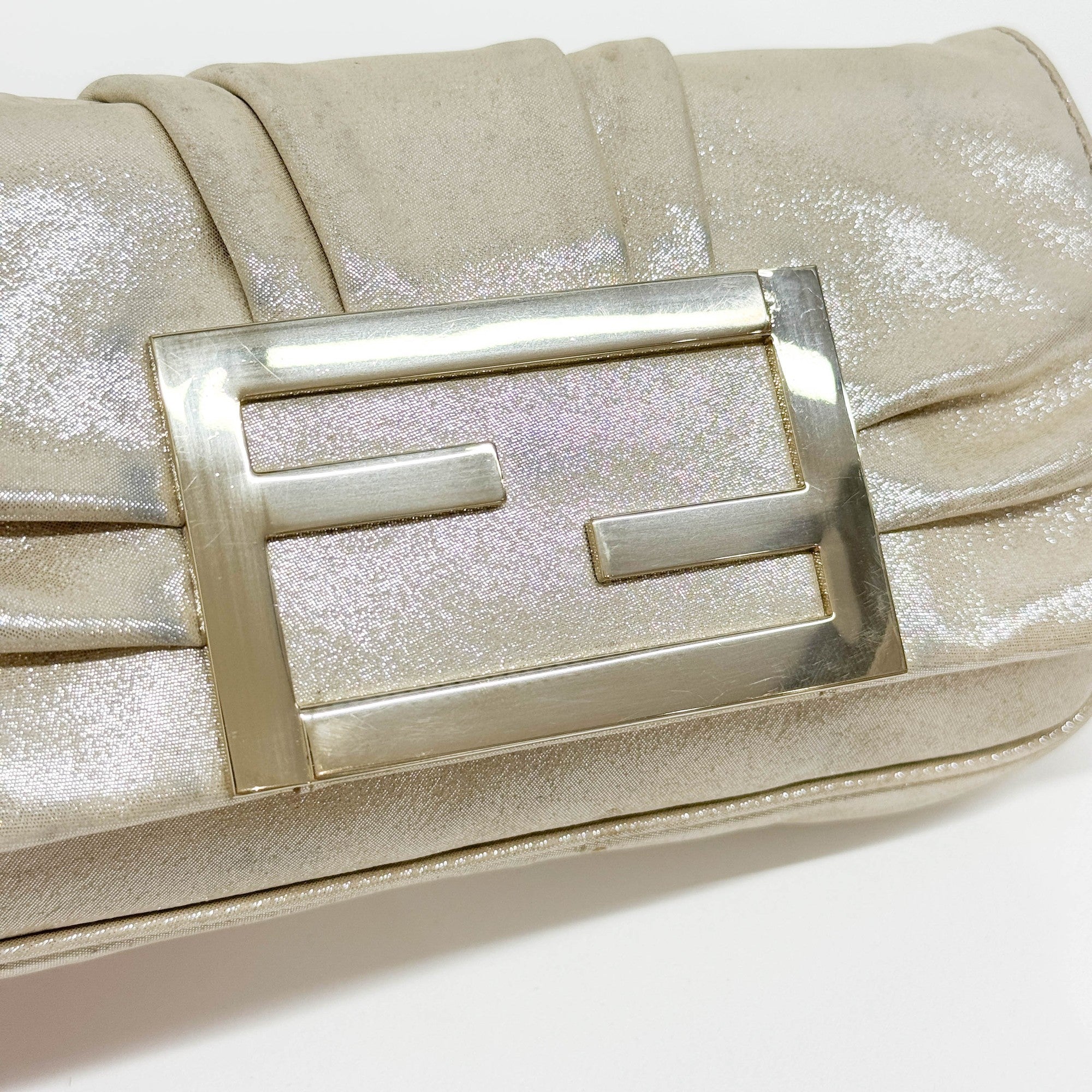 Mini Mia Champage Leather Shoulder Bag