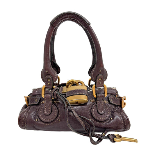 Mini Paddington Rosewood Leather Shoulder Bag