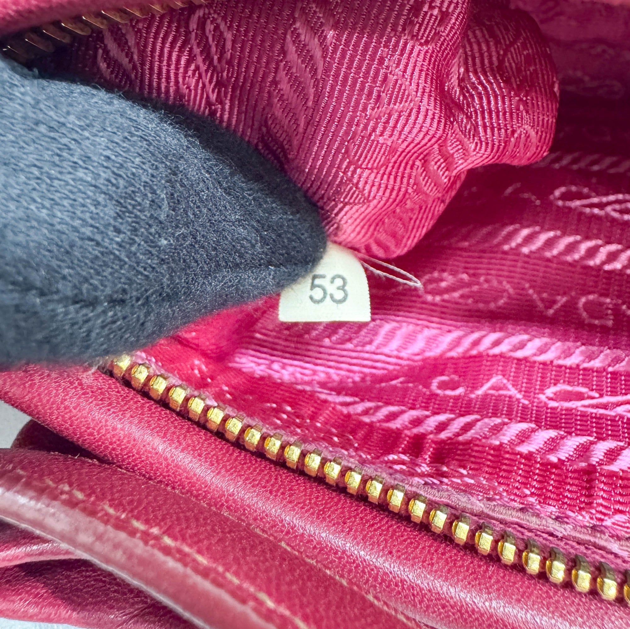 Fiocco Bow Cerise Leather Shoulder Bag