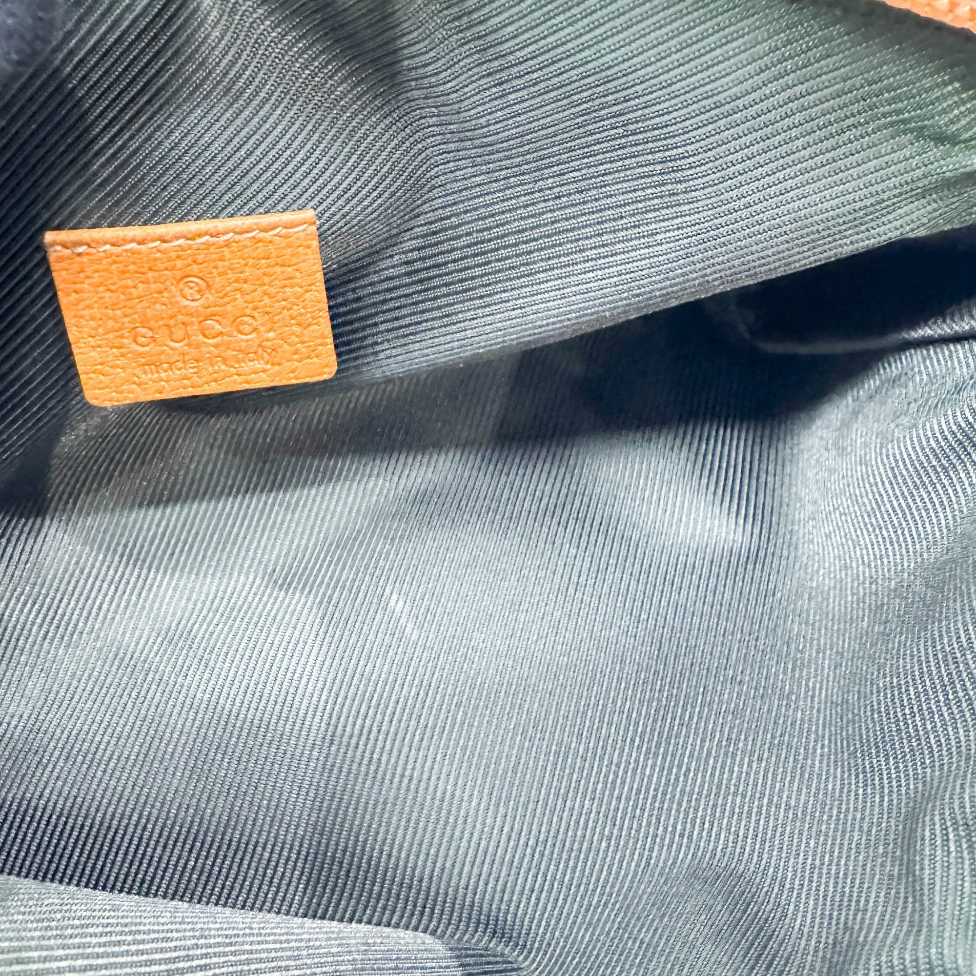 Tan GG Canvas Shoulder Bag