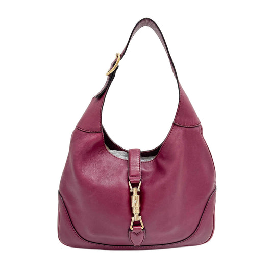 Jackie Plum Leather Two Way Bag