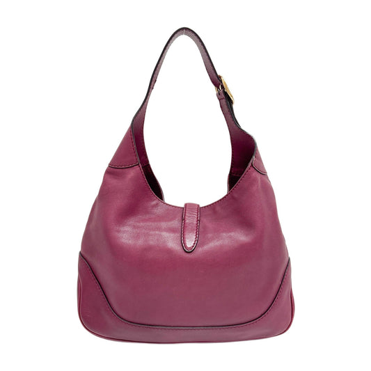 Jackie Plum Leather Two Way Bag