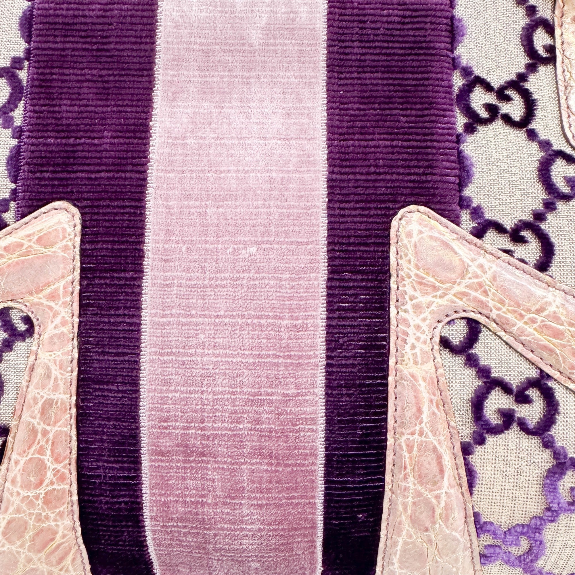 Rhinestone Dragons Multicolor GG Canvas Shoulder Bag