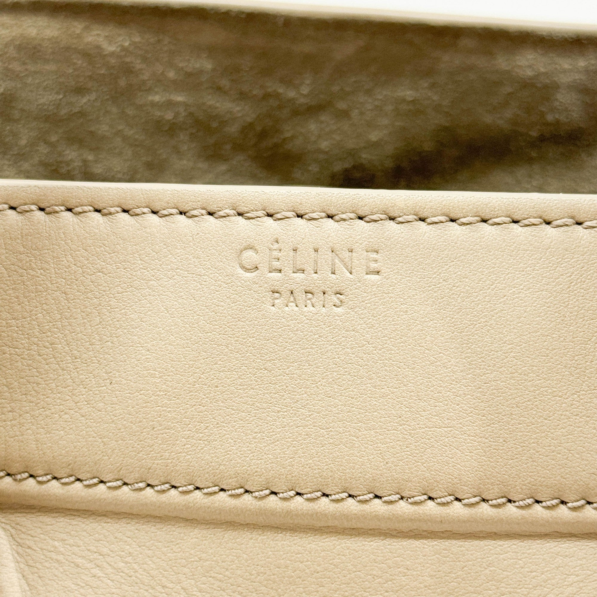 Luggage Phantom Taupe Leather Hand Bag