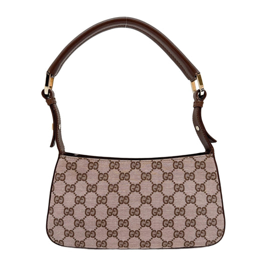 Pink GG Canvas Shoulder Bag