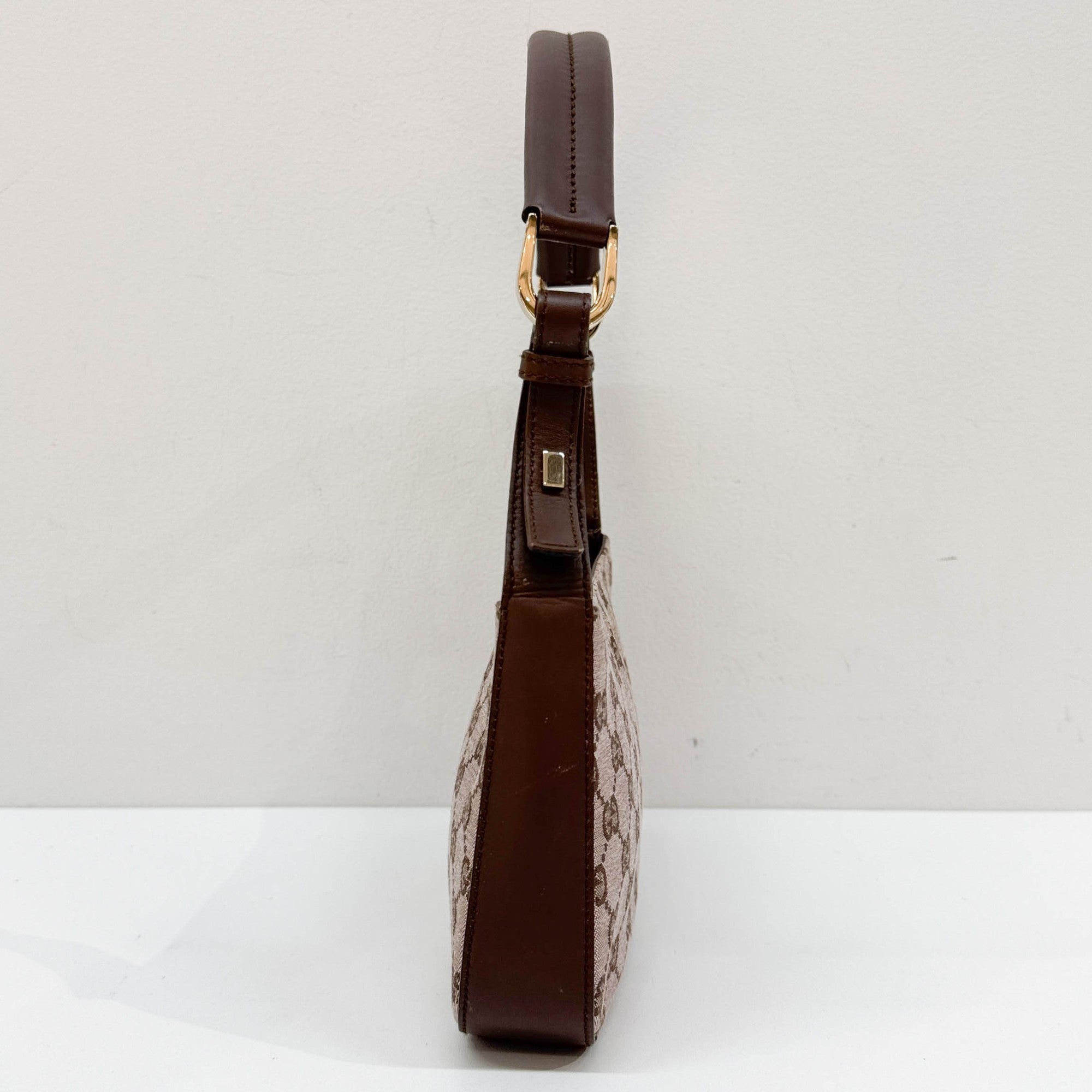 Pink GG Canvas Shoulder Bag