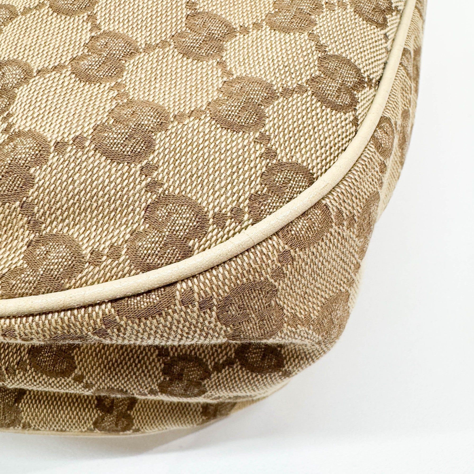 Sukey Tan GG Canvas Shoulder Bag