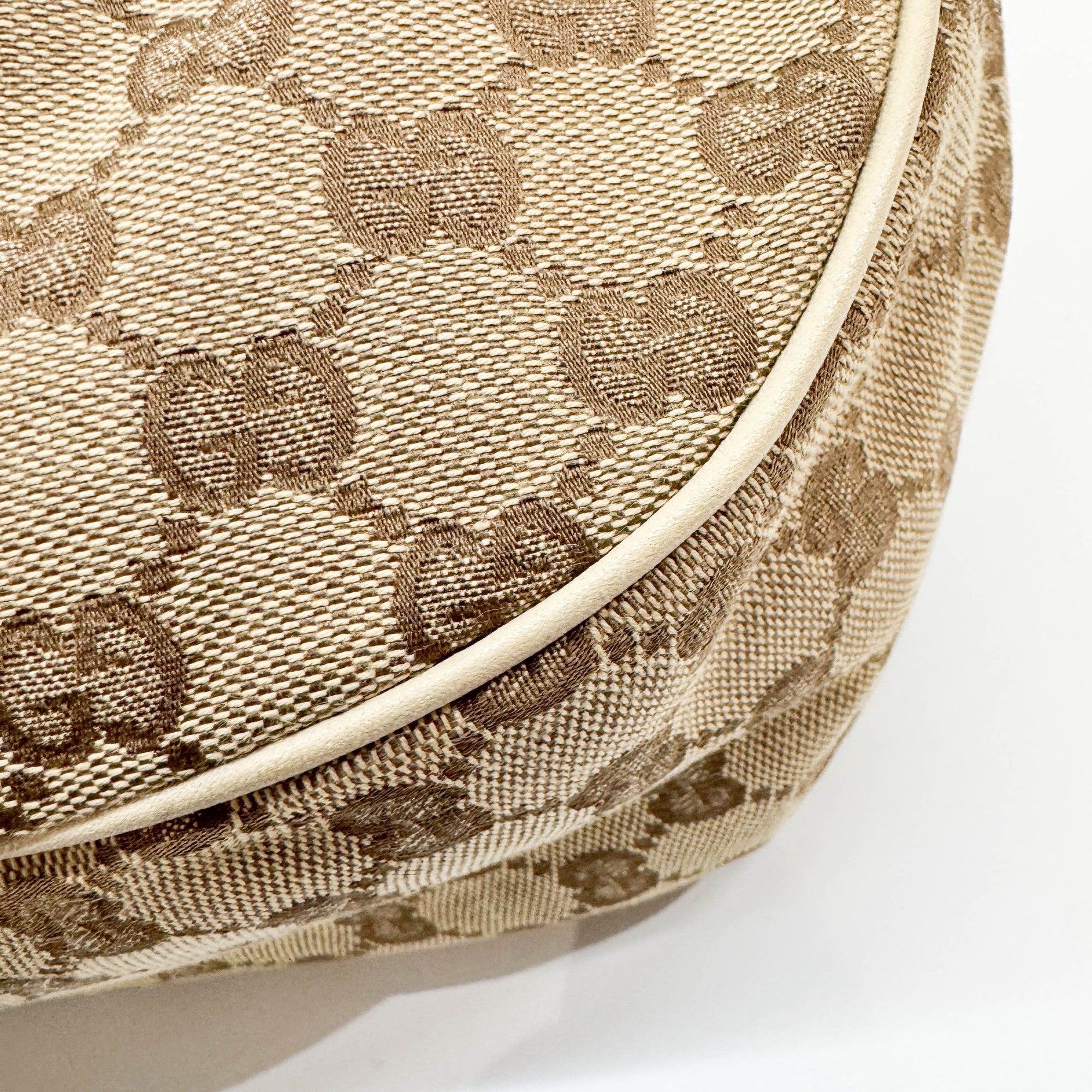 Sukey Tan GG Canvas Shoulder Bag