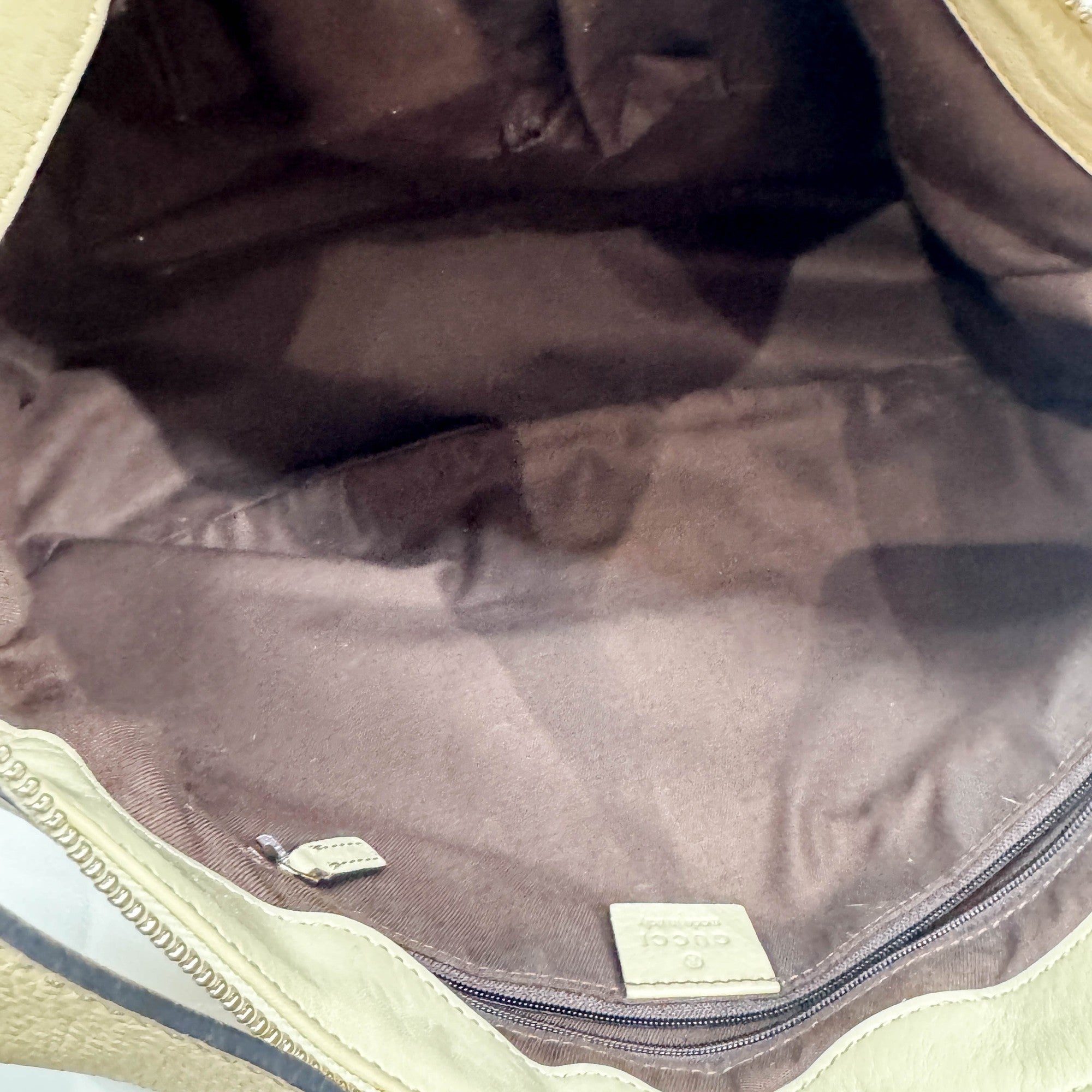 Sukey Tan GG Canvas Shoulder Bag