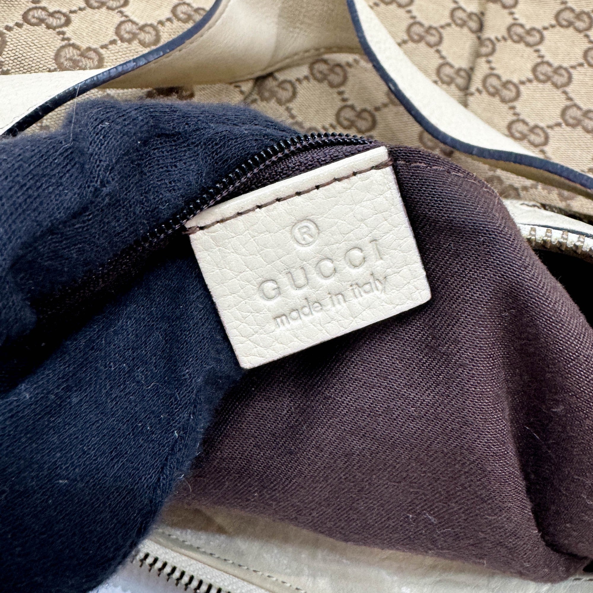 Sukey Tan GG Canvas Shoulder Bag