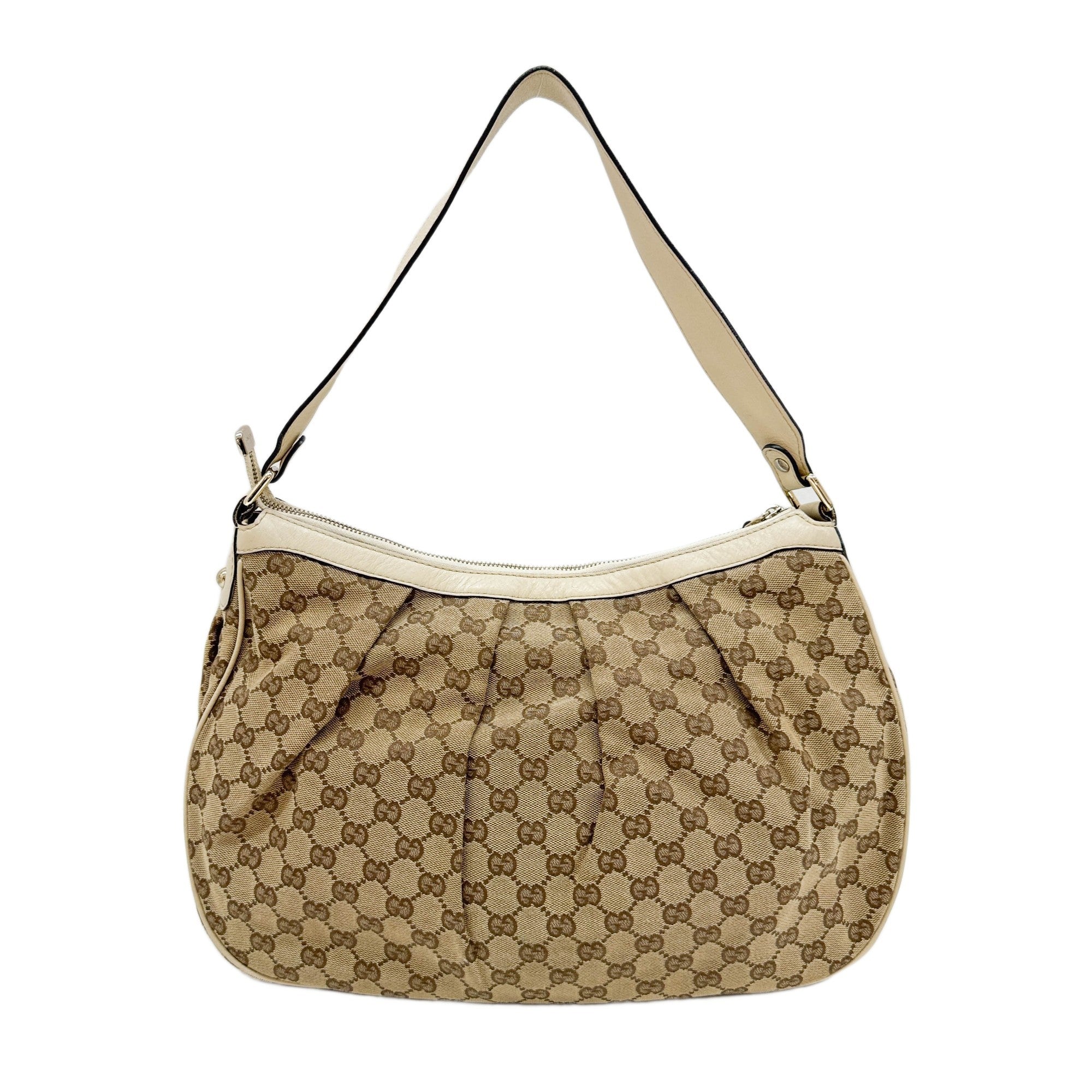 Sukey Tan GG Canvas Shoulder Bag