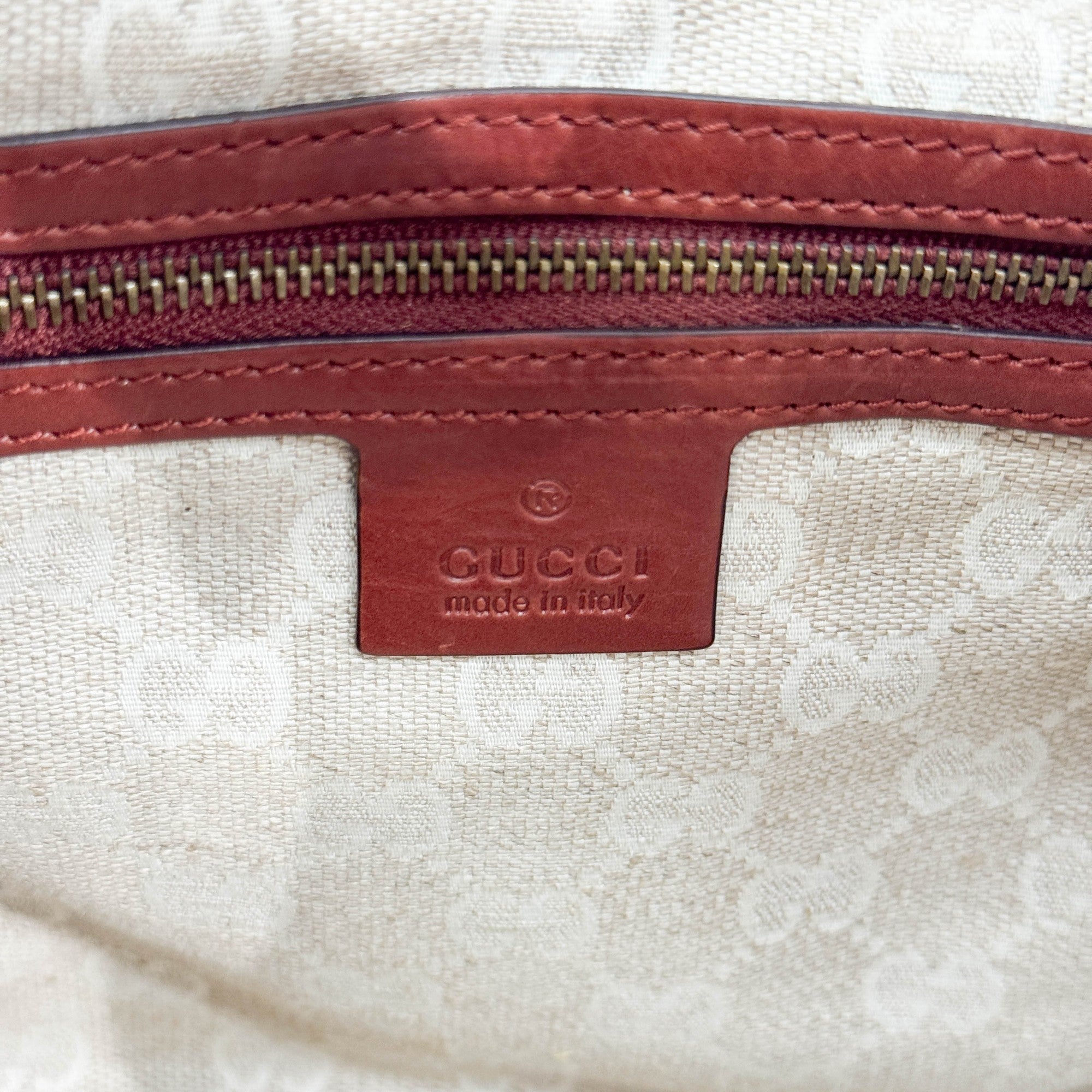 Stirrup Rust Leather Shoulder Bag