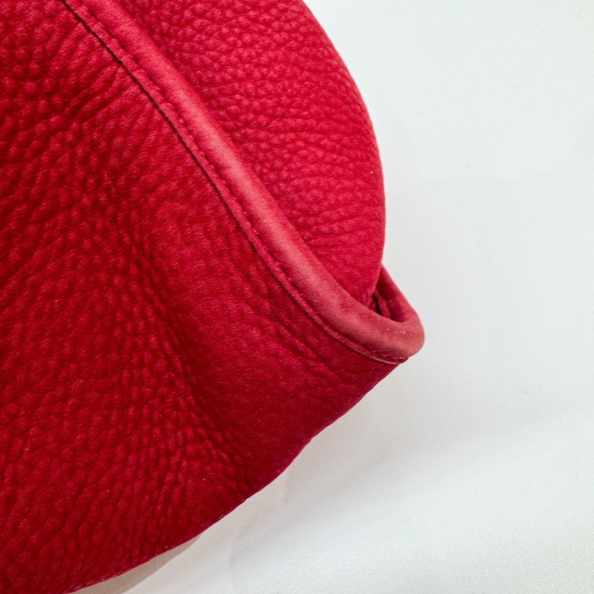 Stirrup Cherry Leather Shoulder Bag