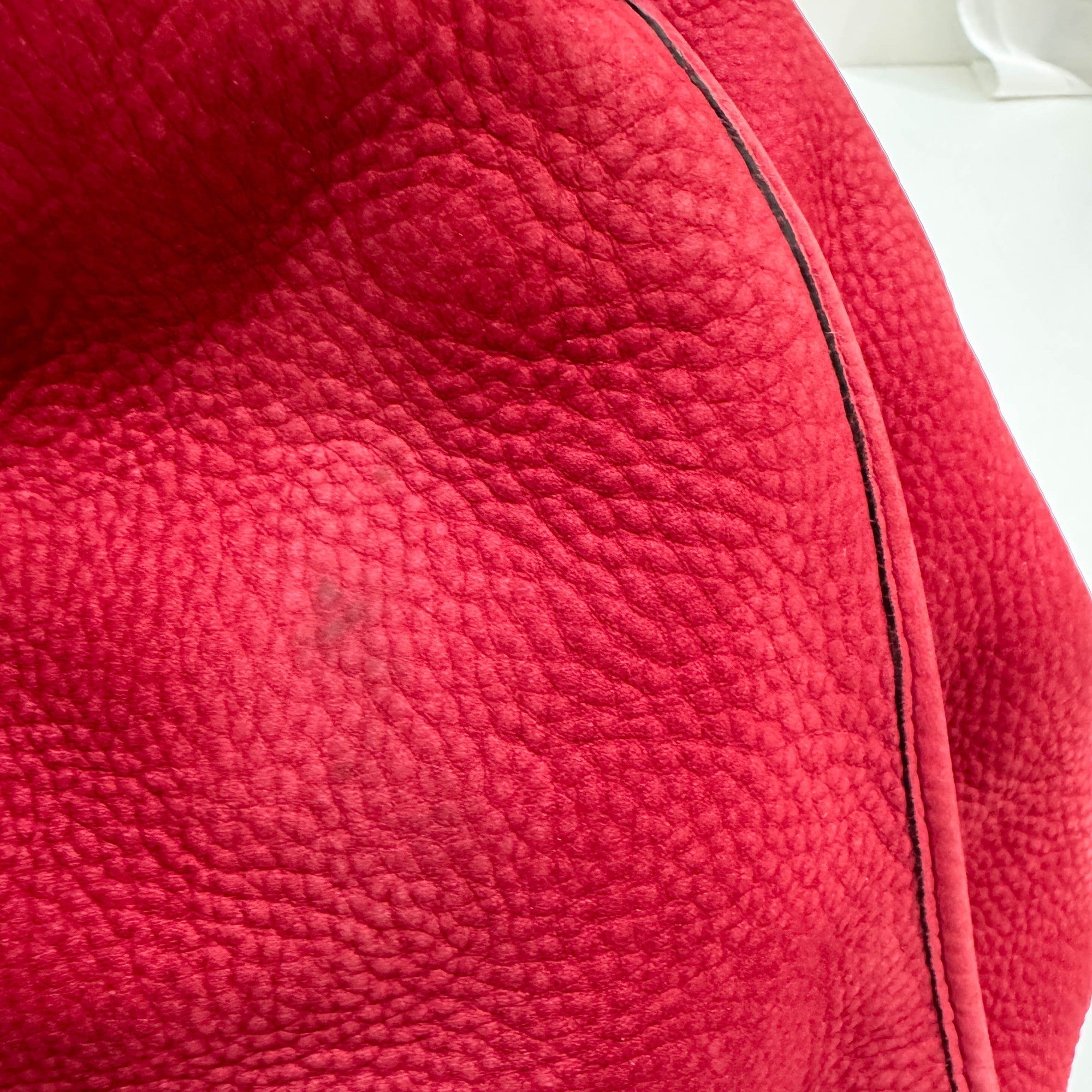 Stirrup Cherry Leather Shoulder Bag