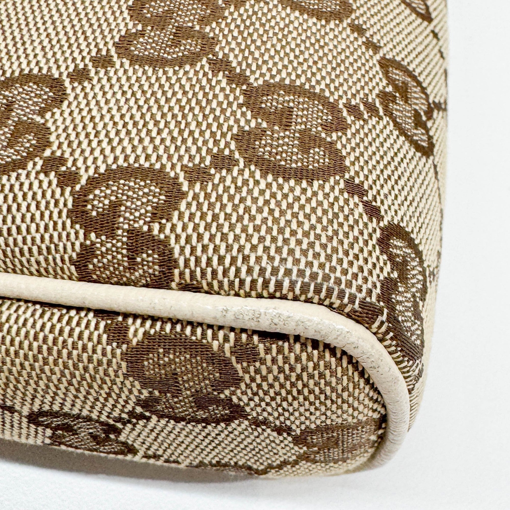 Abbey Tan GG Canvas Shoulder Pochette