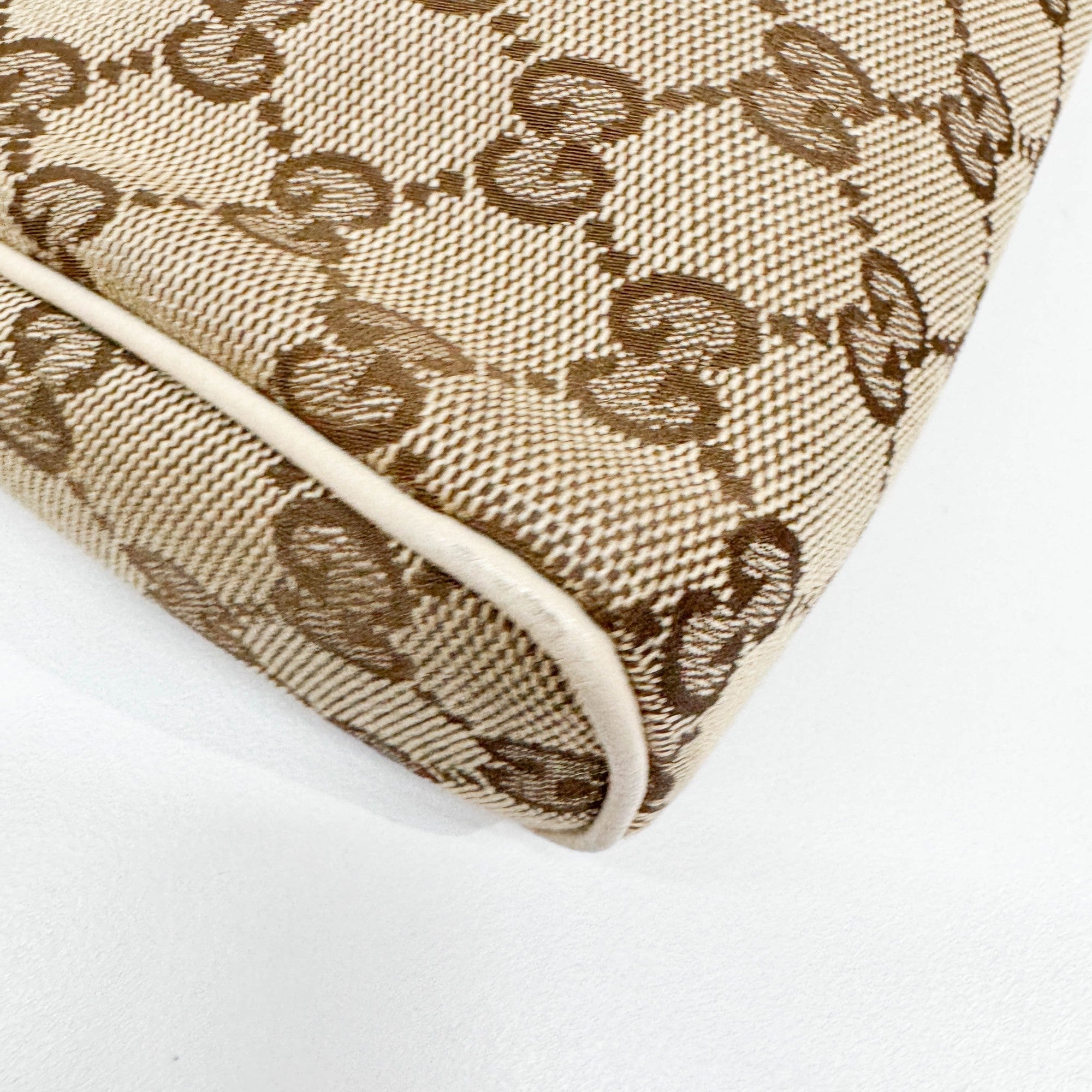 Abbey Tan GG Canvas Shoulder Pochette