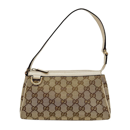 Abbey Tan GG Canvas Shoulder Pochette