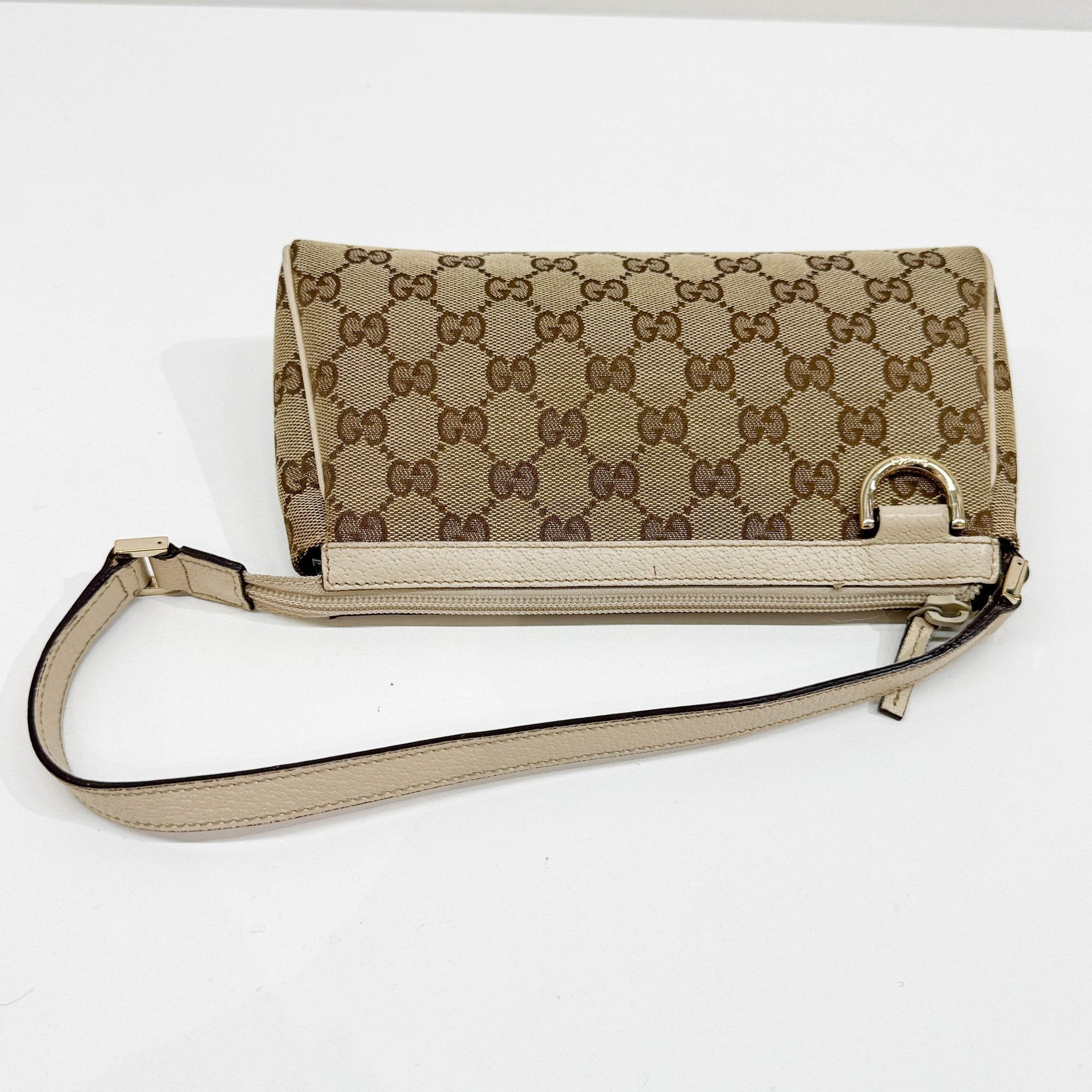 Abbey Tan GG Canvas Shoulder Pochette