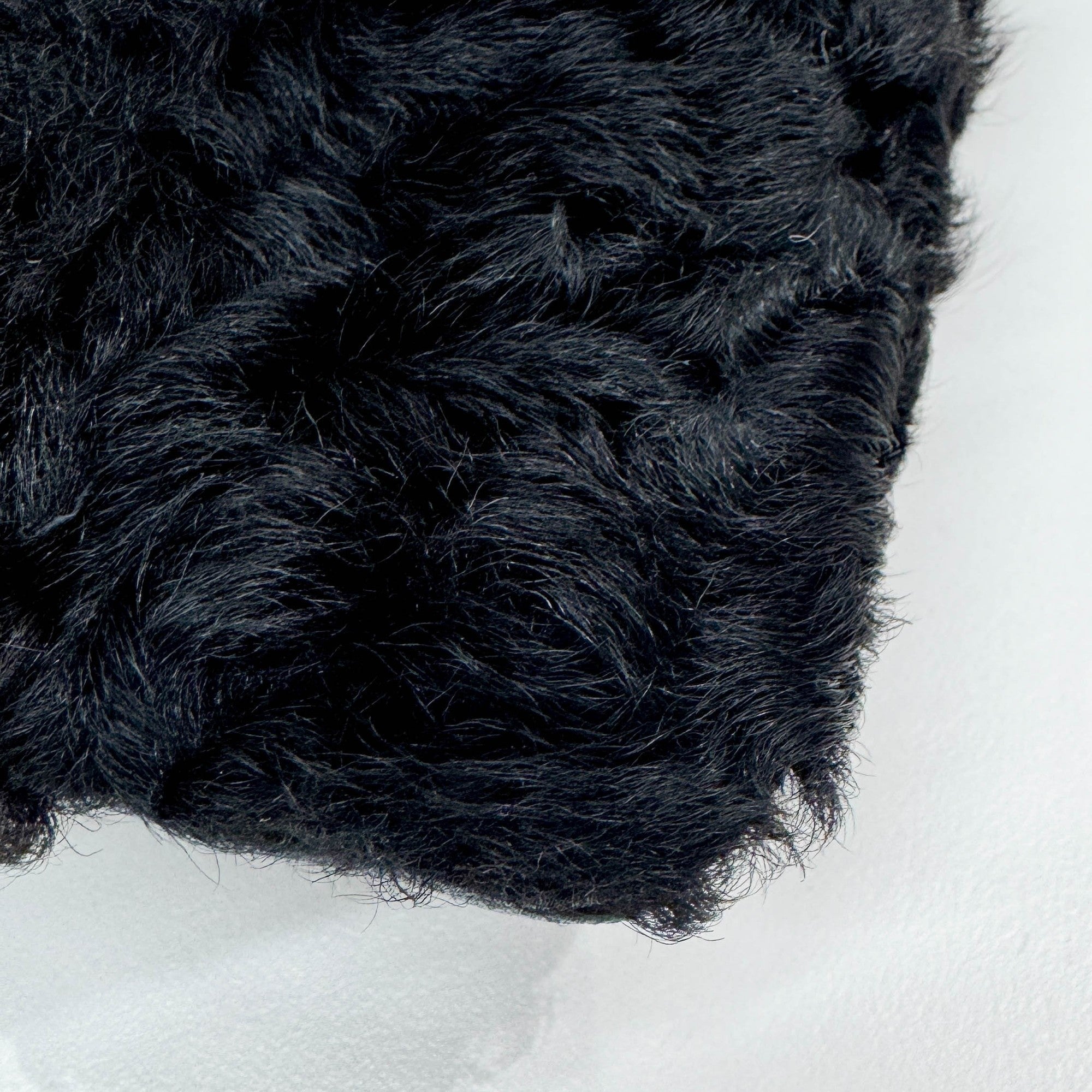 Black Wool Clutch Bag