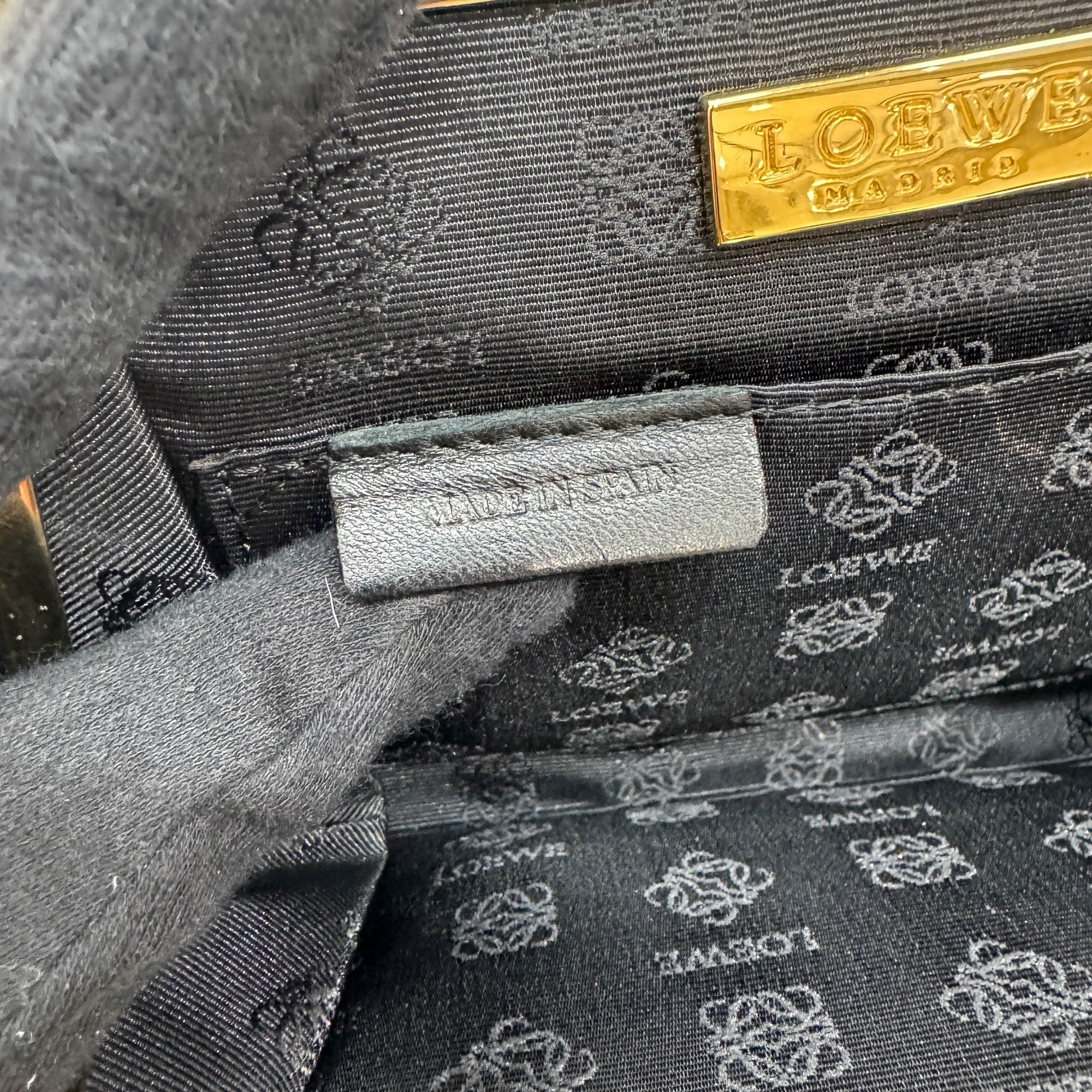 Harako Brown Tiger Print Pony Hair Hand Bag