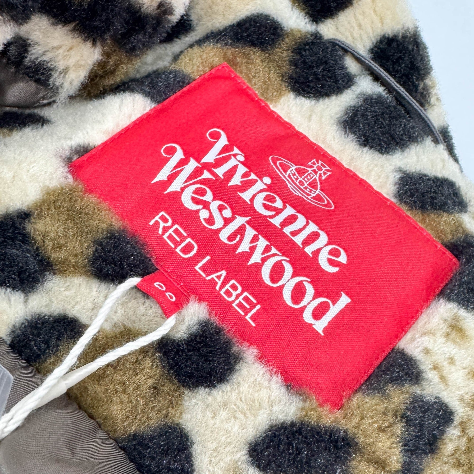 Size 00 Multicolor Leopard Print Polyester Coat