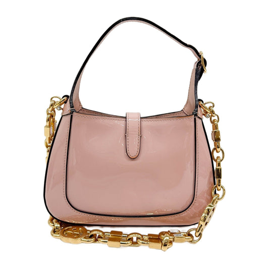 Mini Jackie Pink Patent Leather Two Way Bag