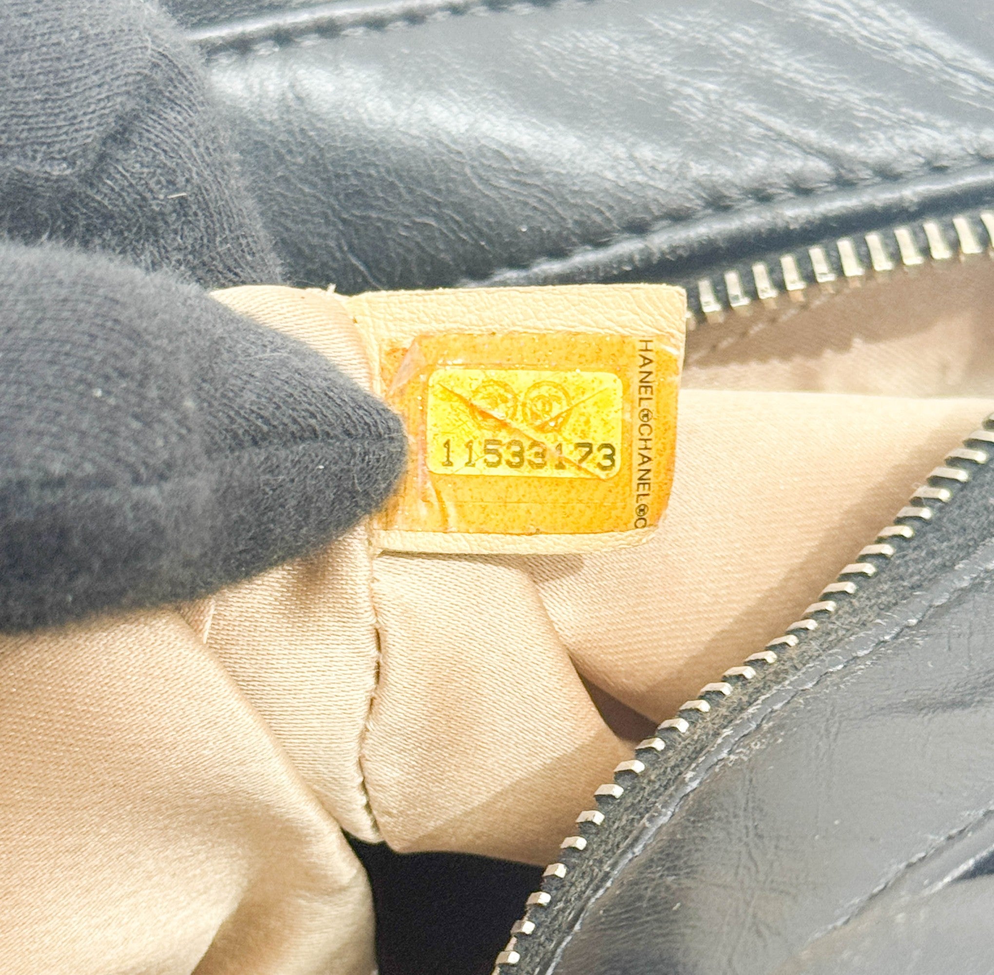 Bubble Quilt Black Leather Shoulder Bag