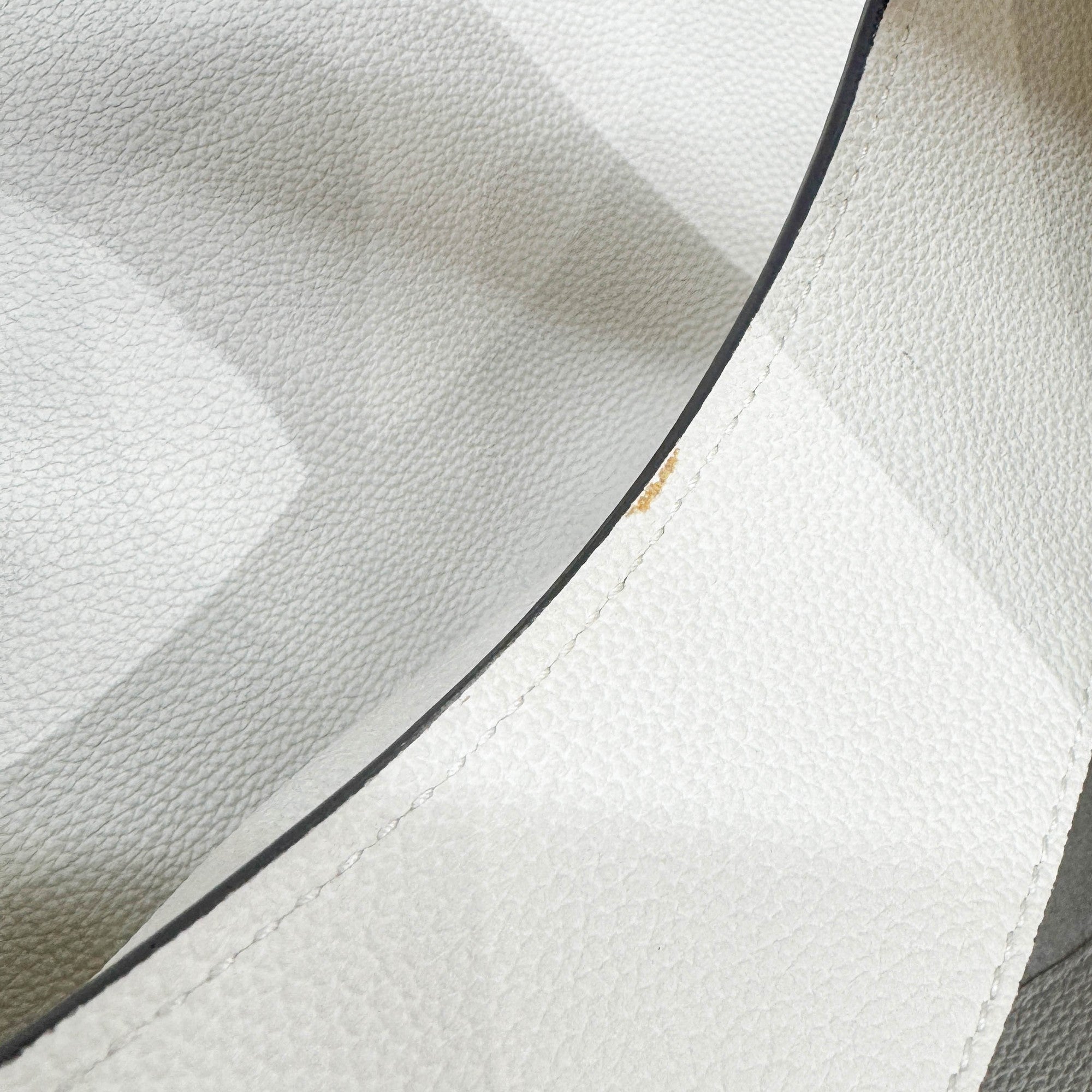 Jackie Eggshell White Leather Shoulder Bag