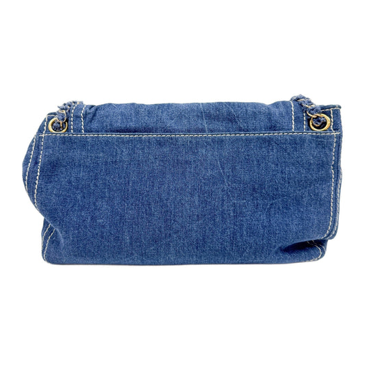 Blue Denim Shoulder Bag