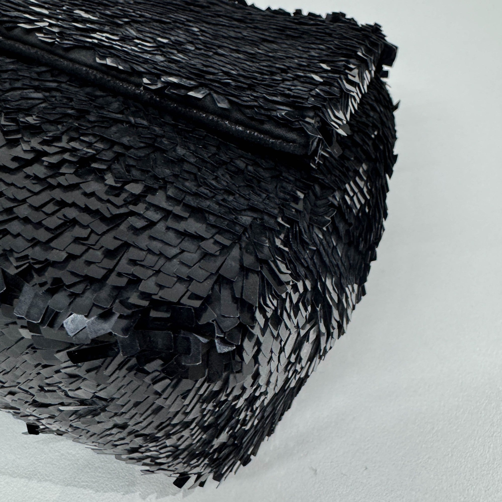 Classic Flap Black Sequin Shoulder Bag