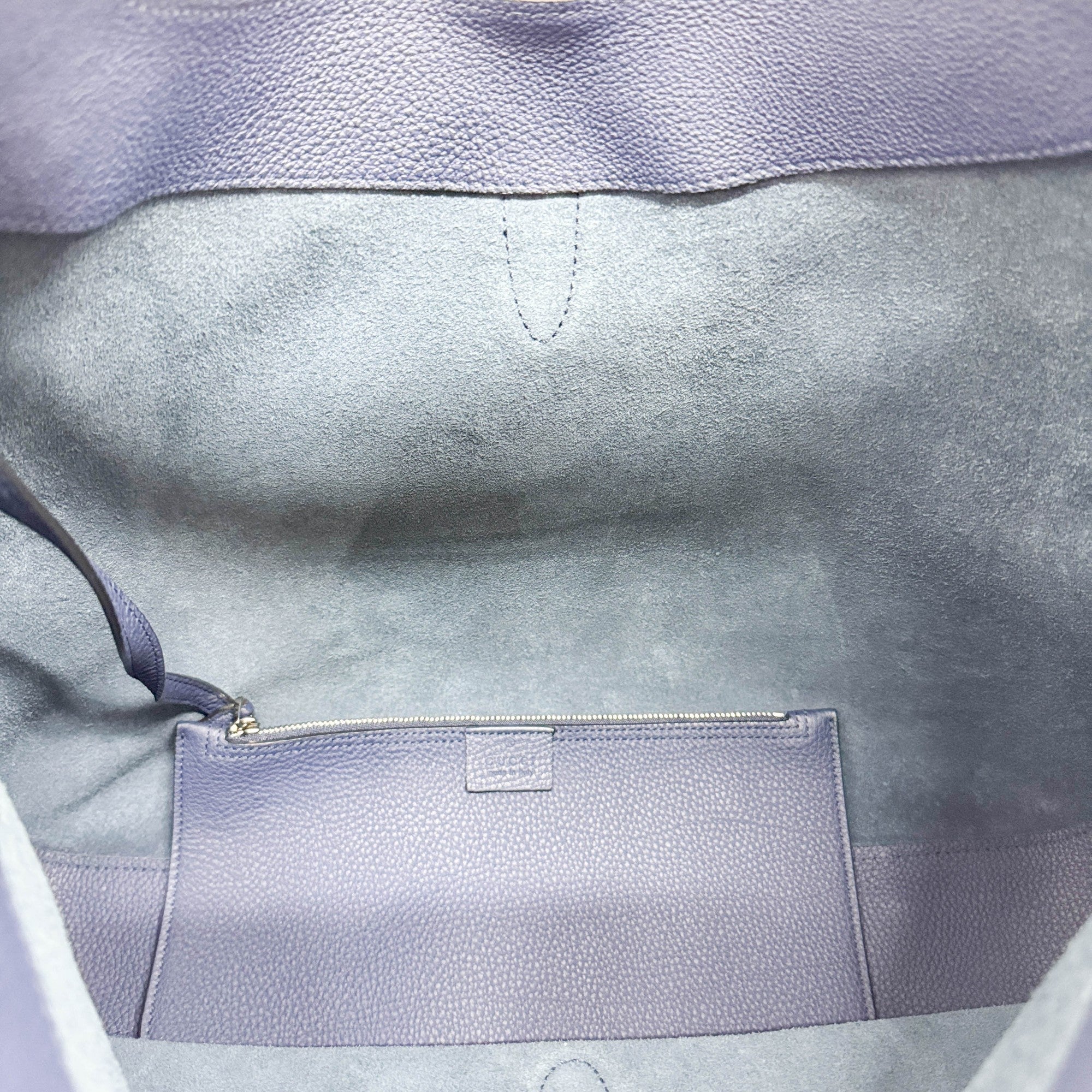 Jackie Sapphire Leather Shoulder Bag