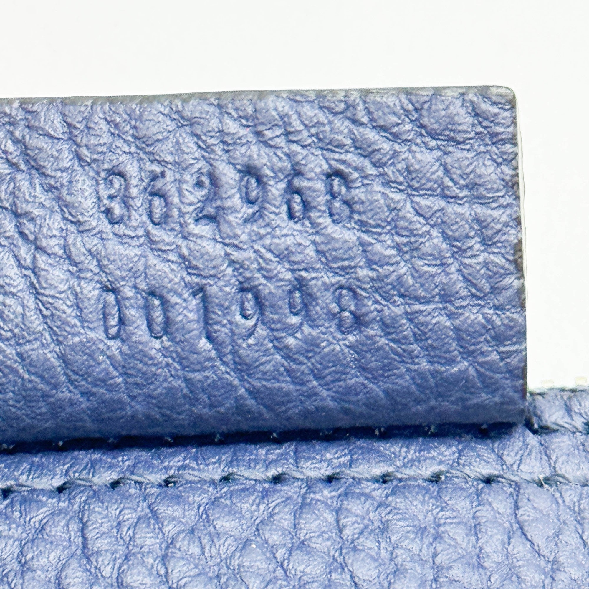 Jackie Sapphire Leather Shoulder Bag