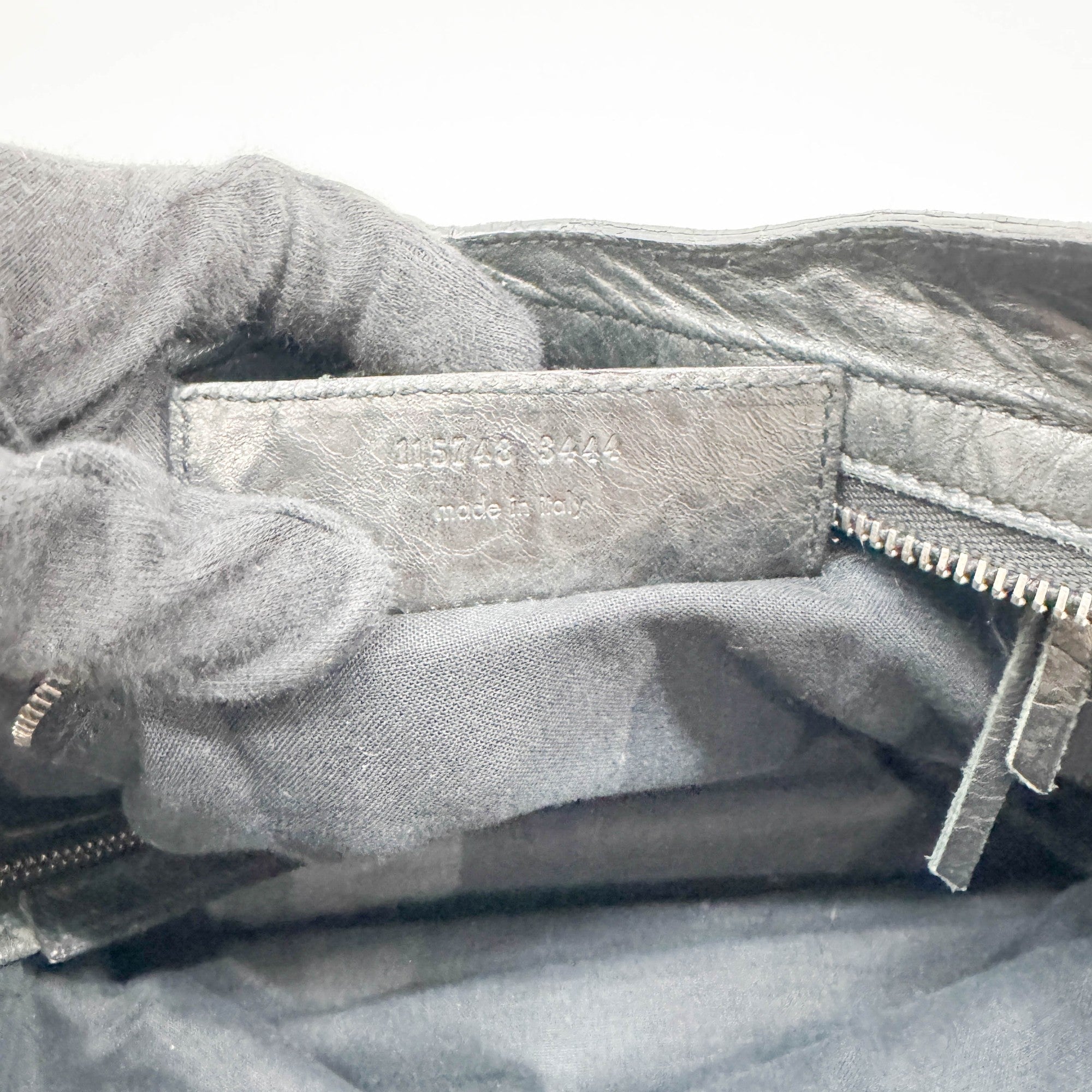 The City Black Pony Hair Hand Bag