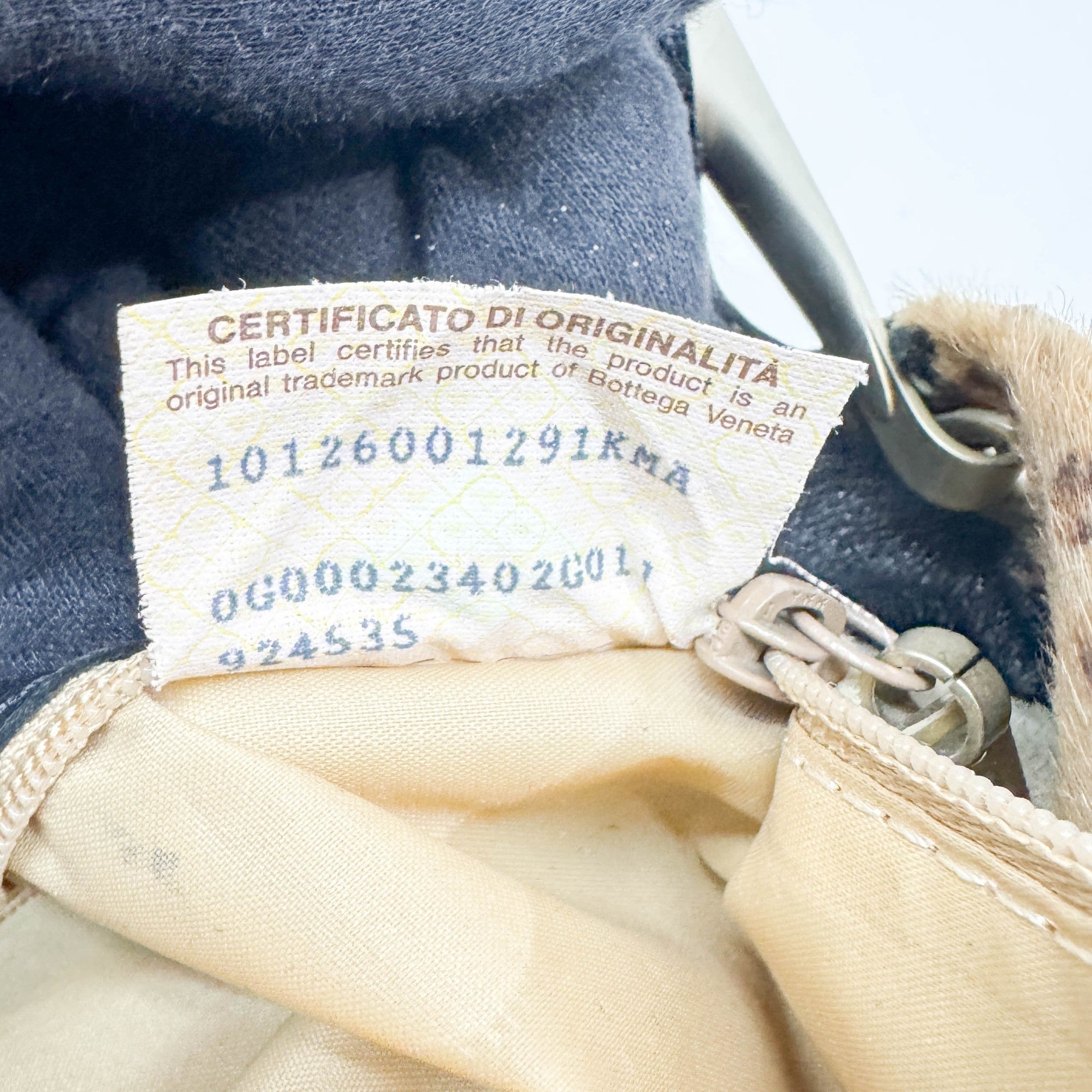 Tan Leopard Print Pony Hair Shoulder Bag