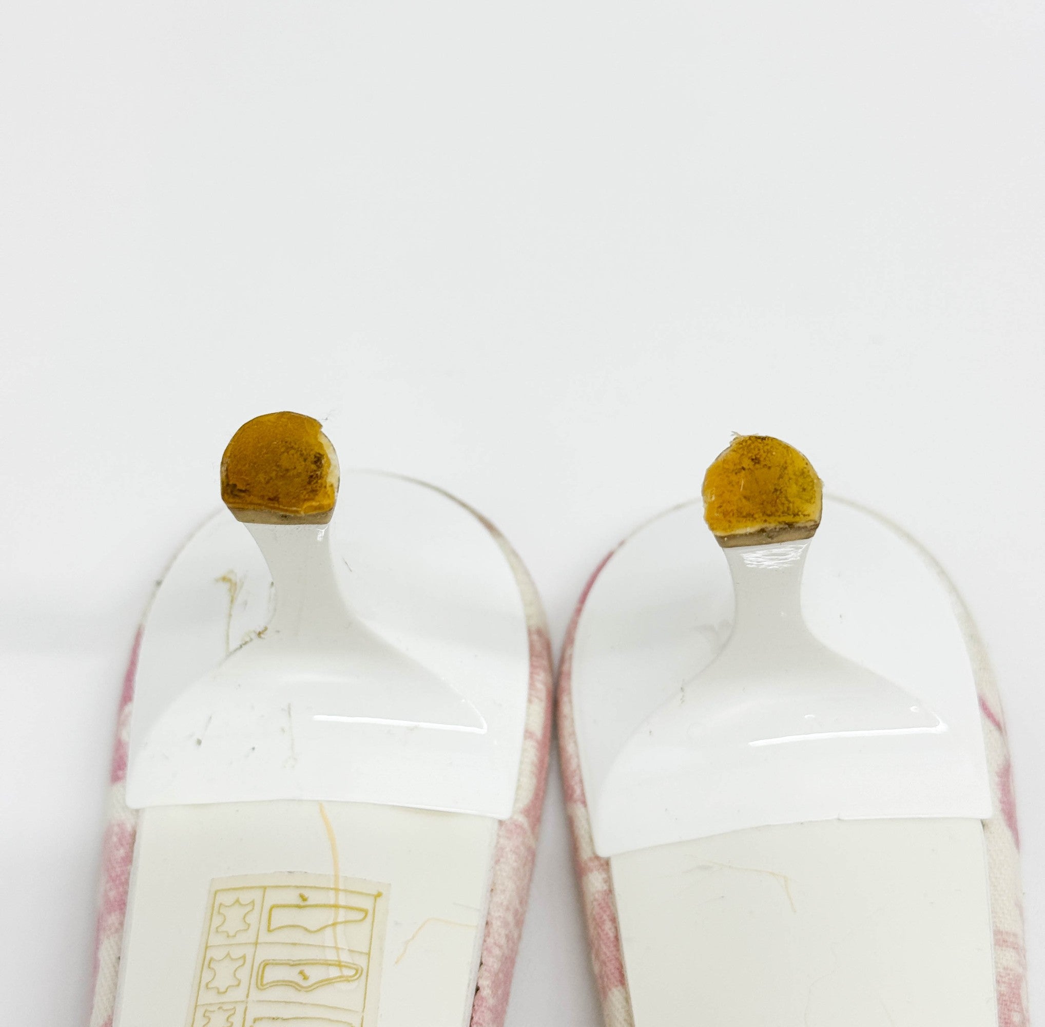 Size 36 1/2 EU Pink Trotter Canvas Heels