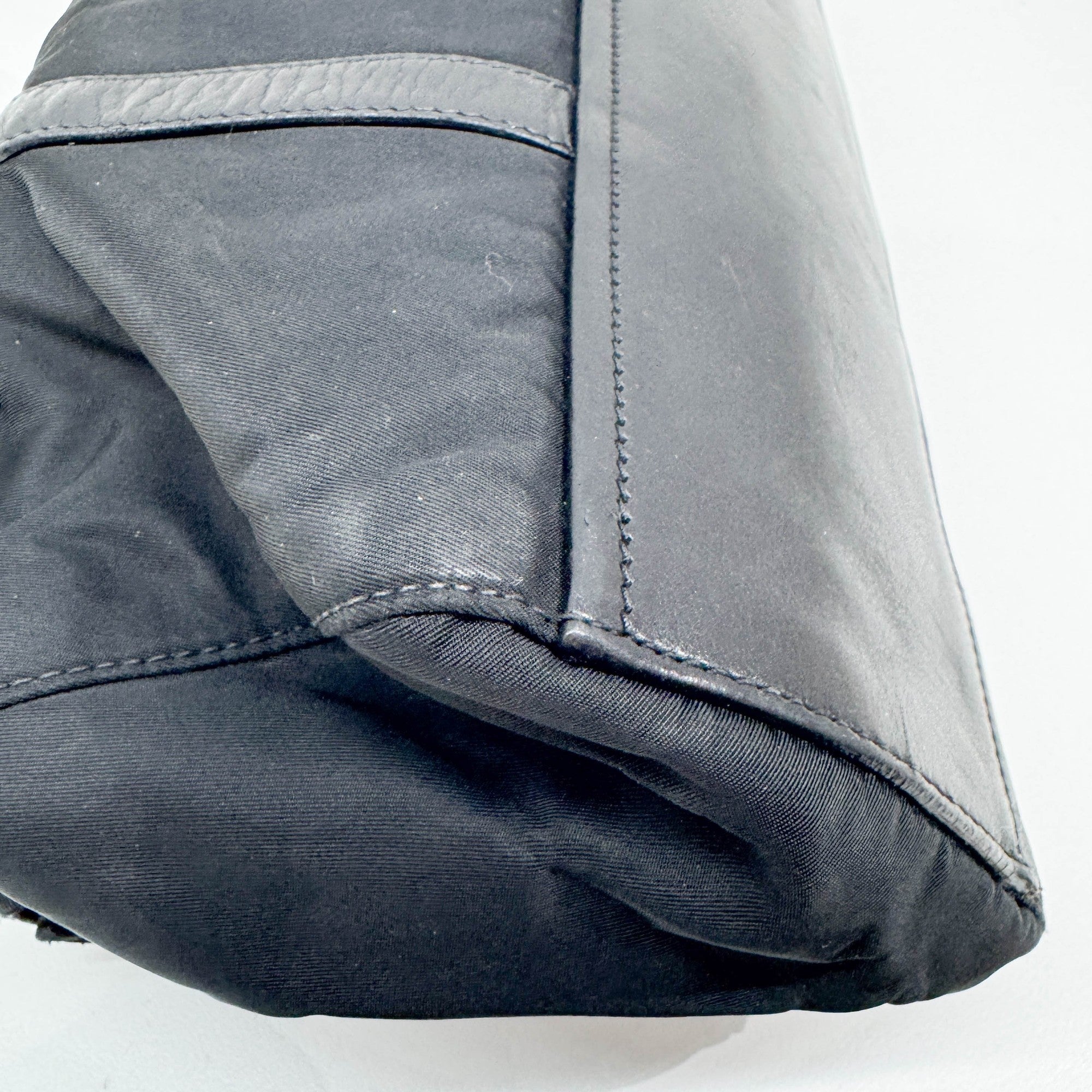 Black Nylon Shoulder Bag