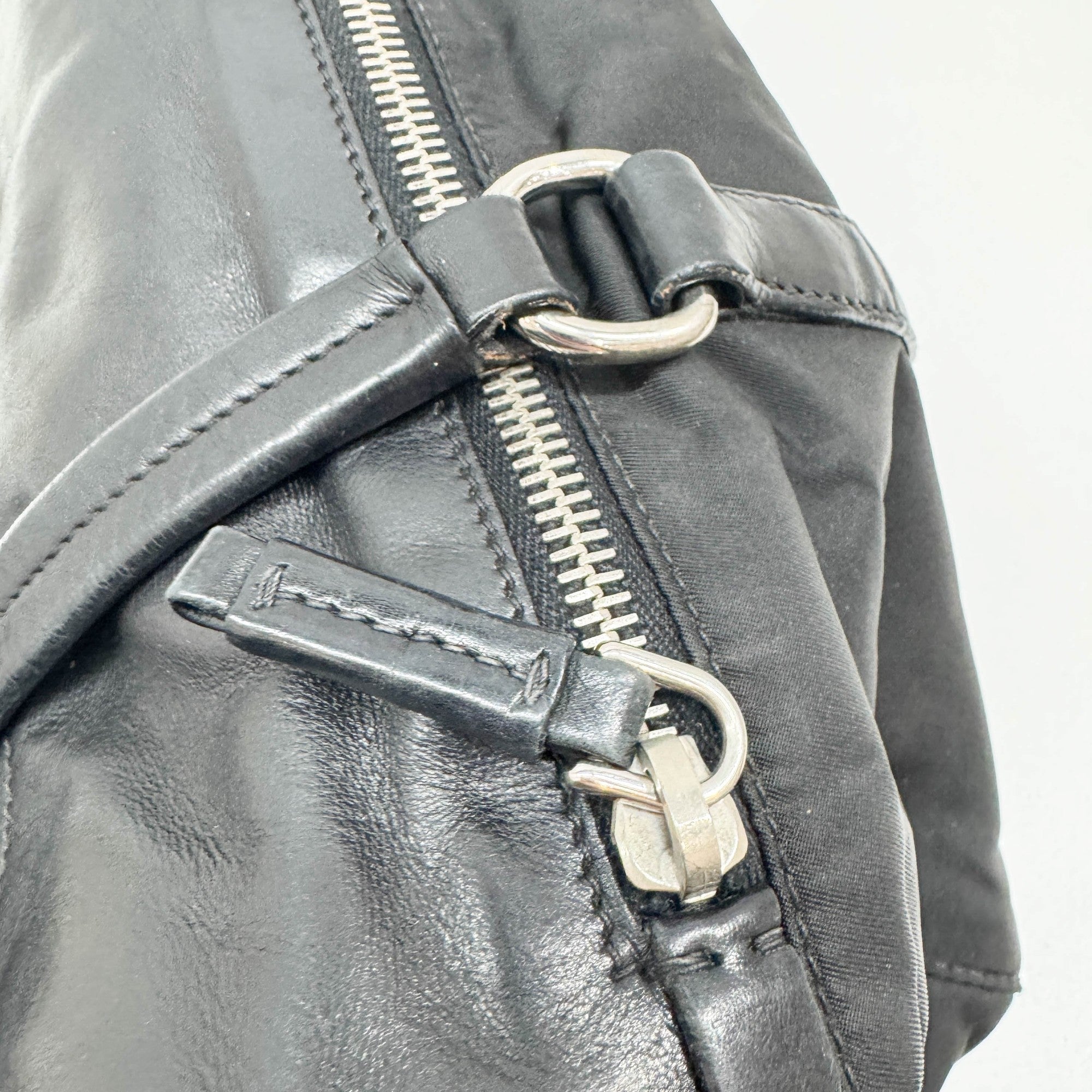 Black Nylon Shoulder Bag