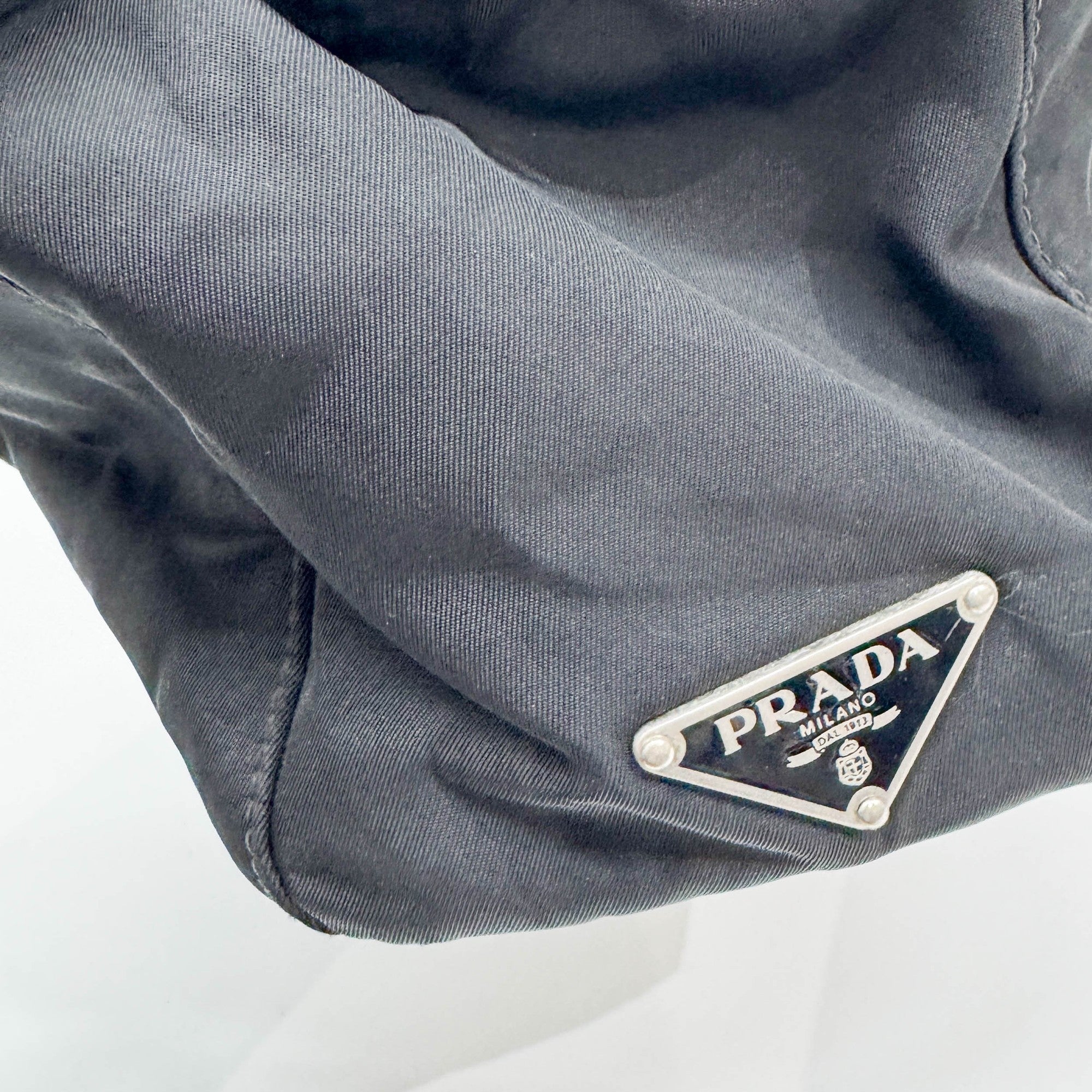 Black Nylon Shoulder Bag