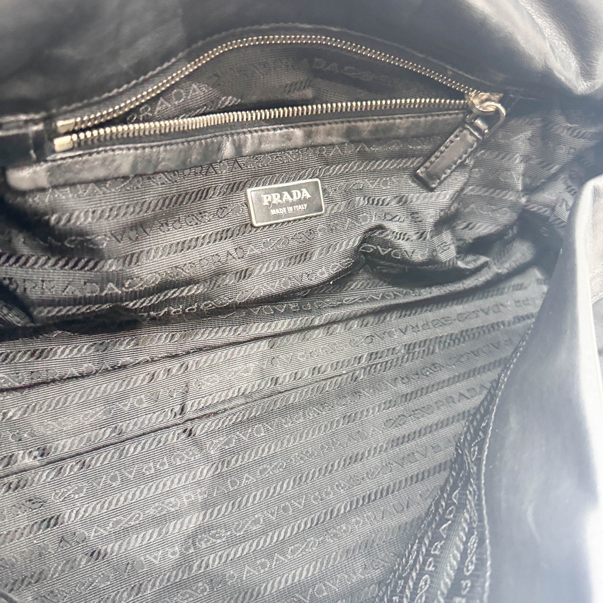 Black Nylon Shoulder Bag