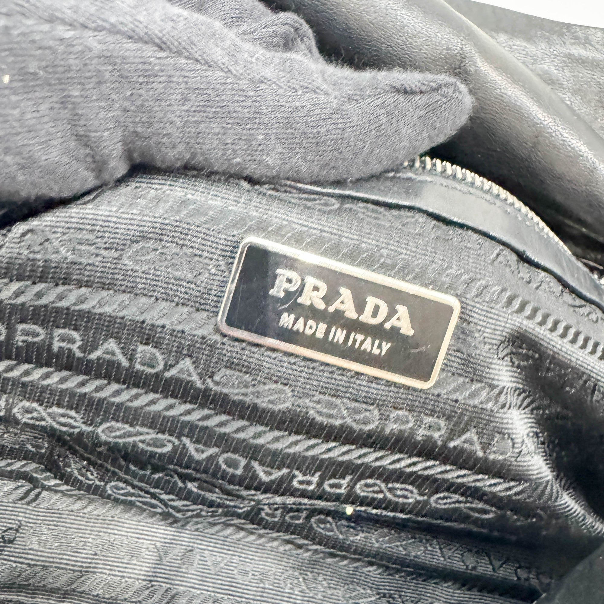 Black Nylon Shoulder Bag