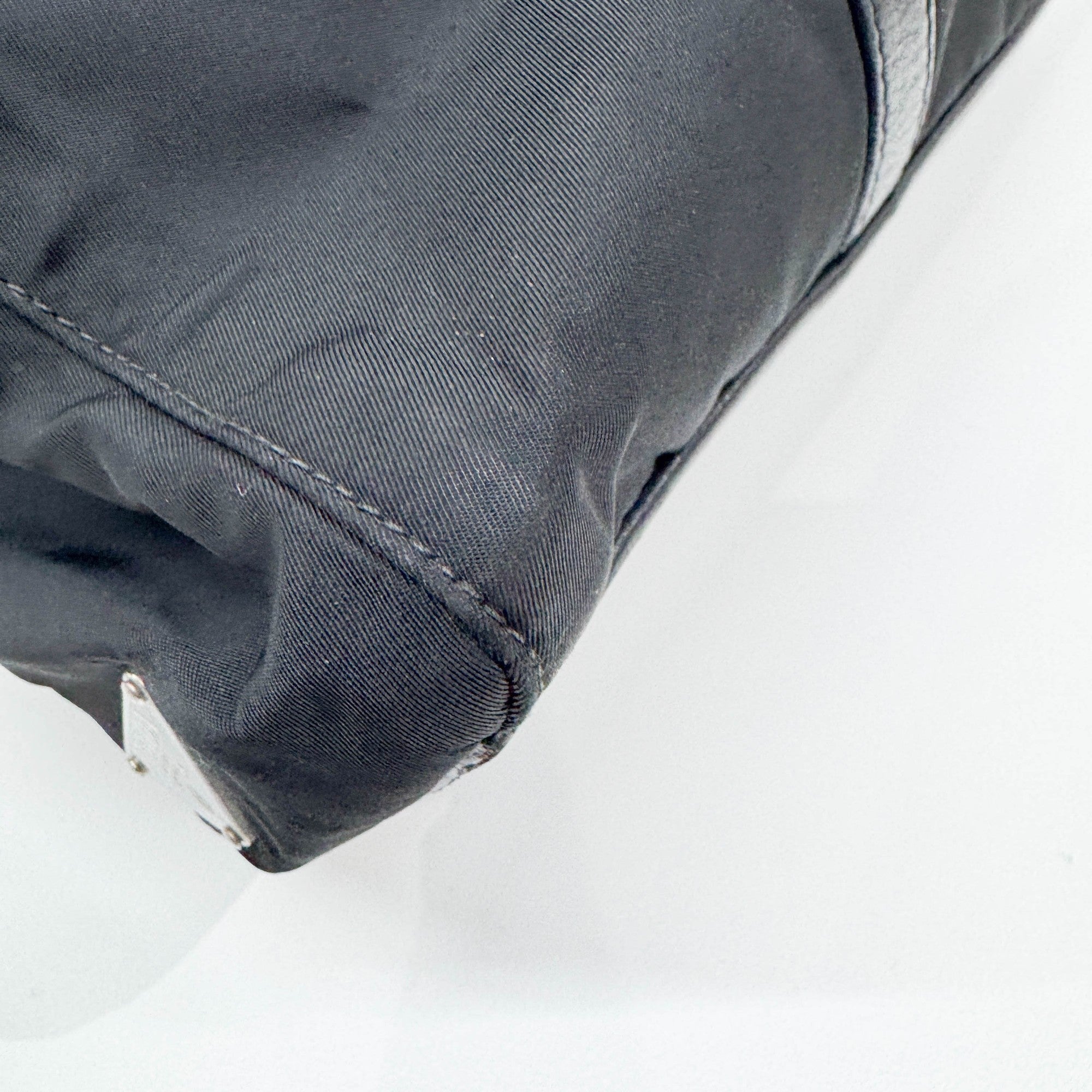 Black Nylon Shoulder Bag