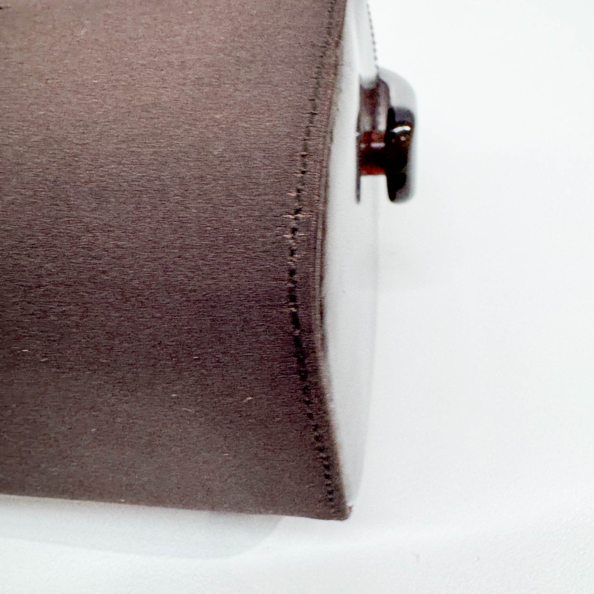 Brown Satin Hand Bag
